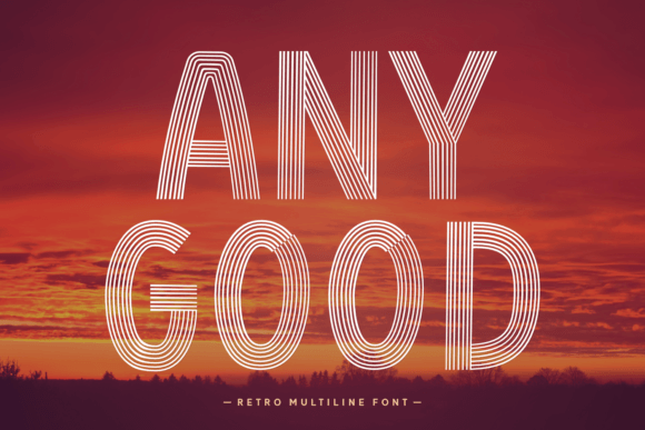 Any Good Font: A Retro Display Typeface for Scroll-Stopping Visuals