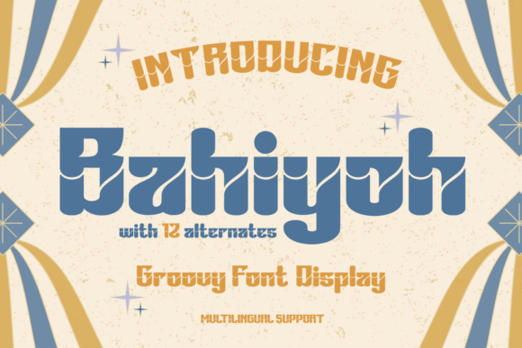 Bahiyoh Retro Font for Modern Digital Branding