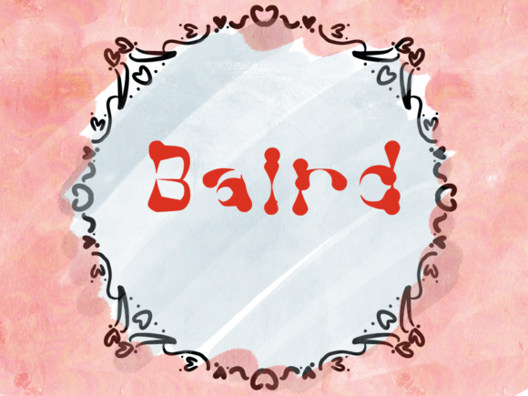 Baird Display Font for Playful Branding and Social Campaigns