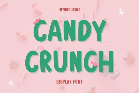Candy Crunch: A Playful Display Font for Editorial Joy