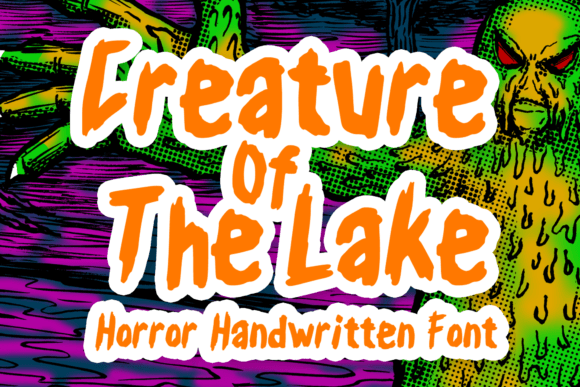 Creature of the Lake Font for Handmade Horror & Whimsy