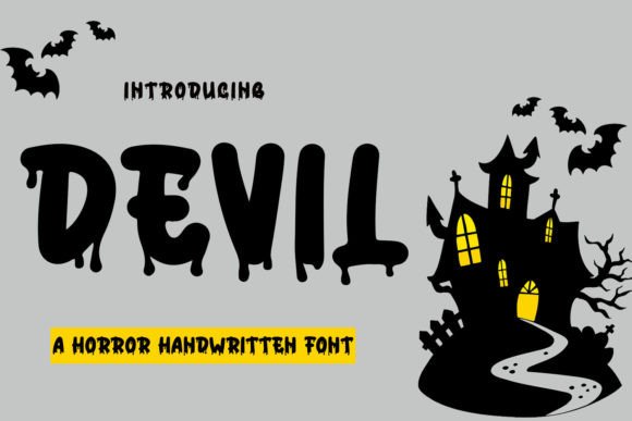 Devil Display Font for Spooky & Playful Digital Branding