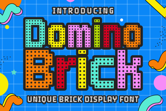 Domino Brick: A Friendly Display Font for Small Business Branding