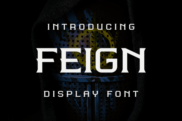 Feign Display Font for Bold, Playful Campaign Headlines