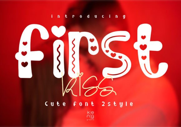 First Kiss Font: A Bold Display Typeface for Standout Campaigns