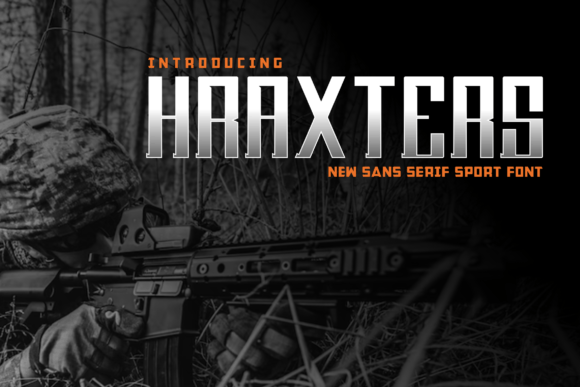Hraxters Display Font for Bold Creative Campaigns