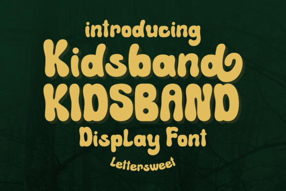 Kidsband: A Cute, Friendly Display Font for Creative Brands