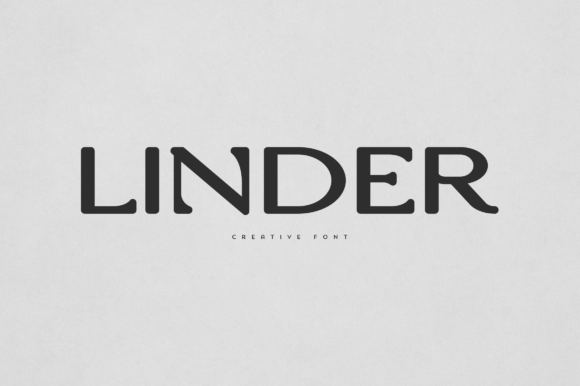 Linder Display Font for Handmade Branding