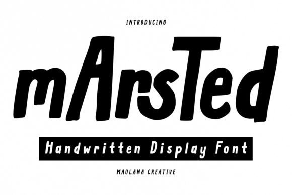 Marsted: A Casual Handwritten Display Font for Editorial Design