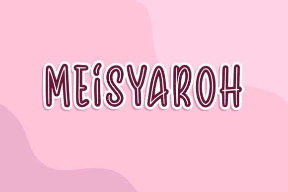 Meisyaroh: A Modern Minimalist Display Font for Digital Design