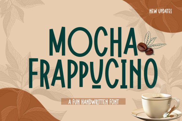 Mocha Frappuccino Font for Crafty Brand Visuals
