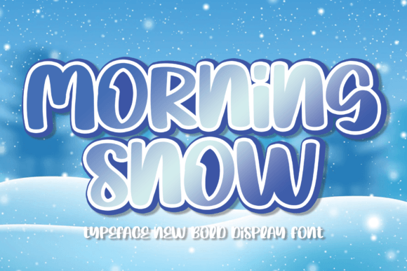 Morning Snow Handwritten Display Font for Digital Design