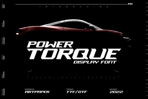 Power Torque Display Font for High-Impact Web Design