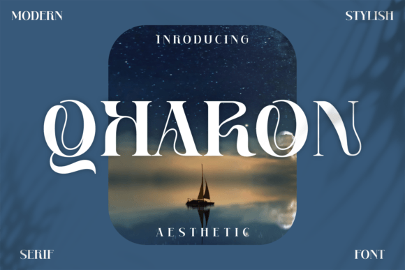 Qharon Font: Elegant Serif Display for Luxury Makers