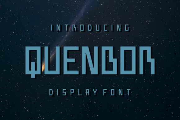 Quenbor: A Modern Display Font That Makes Campaigns Instantly Memorable
