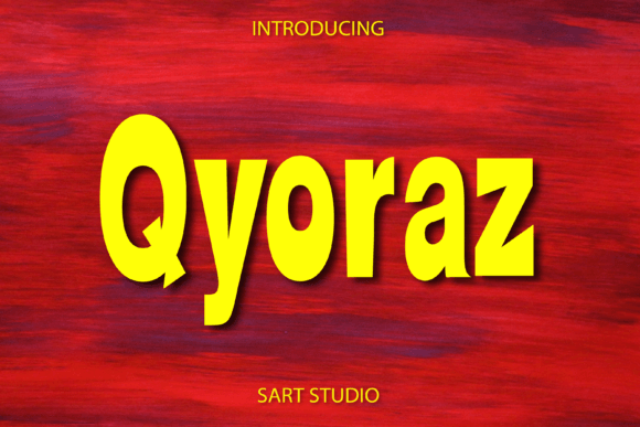 Qyoraz Display Font for Bold, Playful Titles
