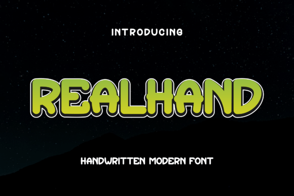 Realhand: The Bold, Authentic Display Font You Need
