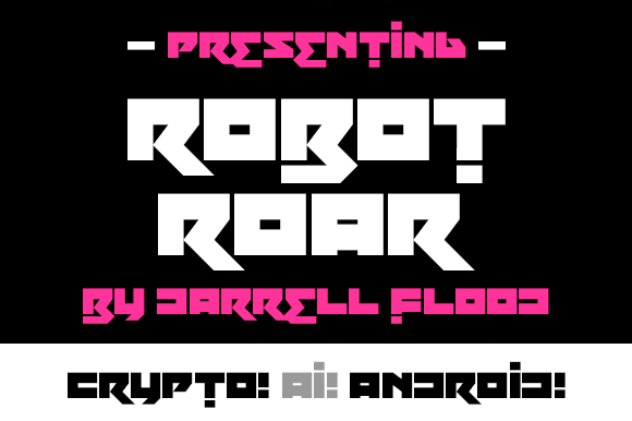 Robot Roar: A Futuristic Sci-Fi Display Font for Bold Digital Branding