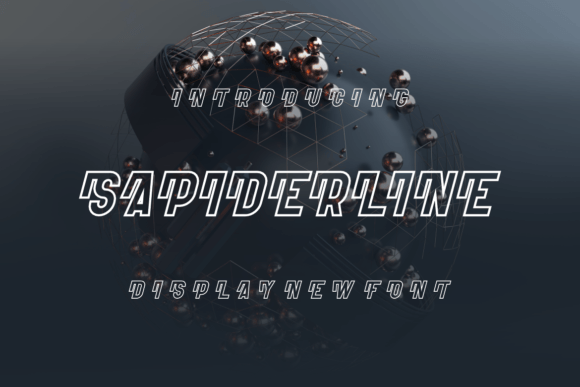 Sapiderline Display Font for Scroll-Stopping Visuals