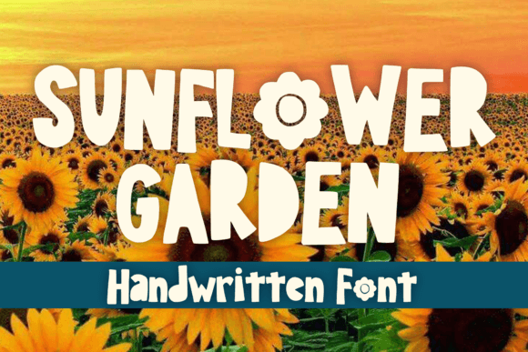 Sunflower Garden Font for Handmade & Printable Creators