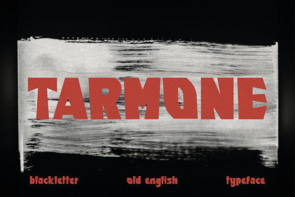 Tarmone: A Sharp Blackletter Typeface for Bold Campaign Headlines