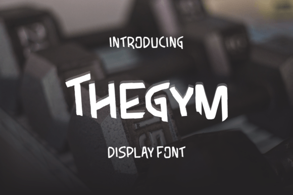 Thegym Display Font for Bold, Authentic Branding