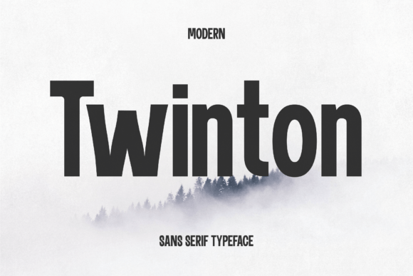Twinton: A Clean Display Font for Modern Branding