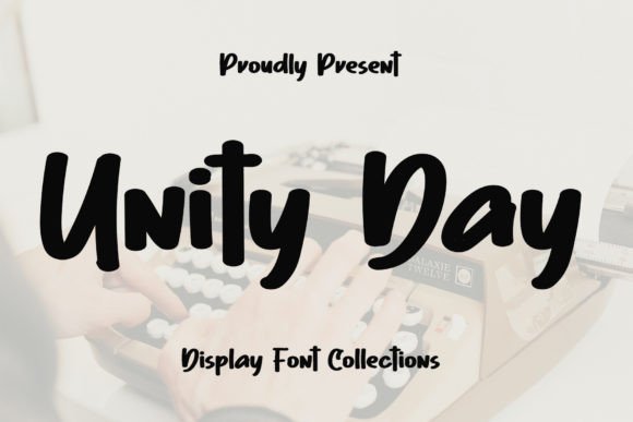 Unity Day: A Versatile Handwritten Display Font