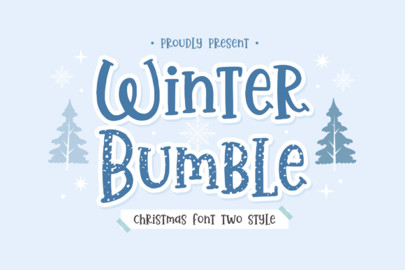 Winter Bumble: A Festive Display Font for Winter Campaigns
