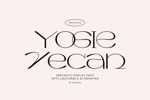 Yogie Vecan: A Skinny Display Font for Thoughtful Editorial Design